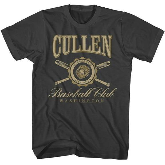 Twilight Cullen Baseball Club Smoke Adult T-Shirt Xl