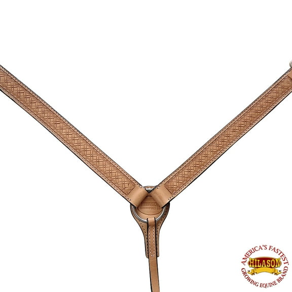 Western Horse Breast Collar Tack American Leather Hand Tool Hilason