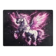 thumbnail image 4 of Ryvnso Ethnic Unicorn Area Rug Floor Mats Non-Slip Home Carpet 63 x 48 inch, 4 of 7