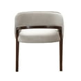 thumbnail image 2 of Houston Velvet Vanity Chair - Porcini/Walnut, 2 of 5