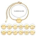 CHENZERO Stainless Steel Gold 12 Constellations Zodiac Charm Bracelet