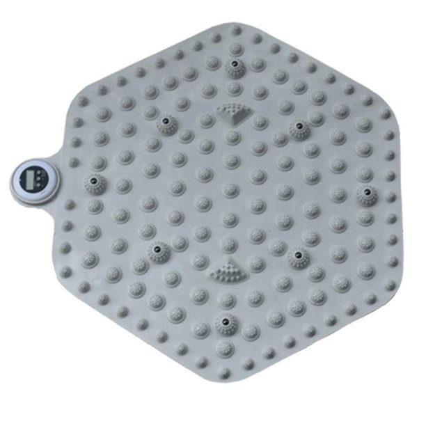 CAIROYAR SHYKNYU - Alfombrilla masajeadora de pies con temporizador, alfombrilla de acupresión para pies con tablero magnético, alfombrilla de reflexología para masaje de pies, almacenamiento convenie