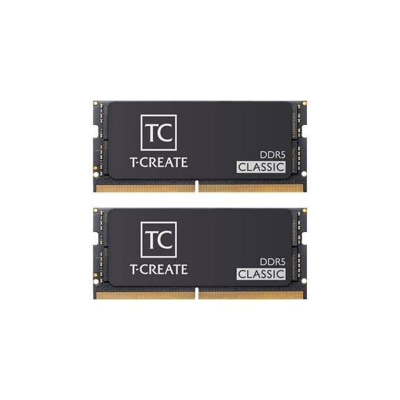 Team T-CREATE CLASSIC 32GB (2 x 16GB) 262-Pin DDR5 SO-DIMM DDR5 5600 (PC5 44800) Laptop Memory Model CTCCD532G5600HC46ADC-S01