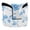 Blue Flower and Leaf, variant on Haosy Colorful Line Doodle Squares Golf Mallet Putter Cover Strong Magnetic Leather Golf Club Headcover Closure