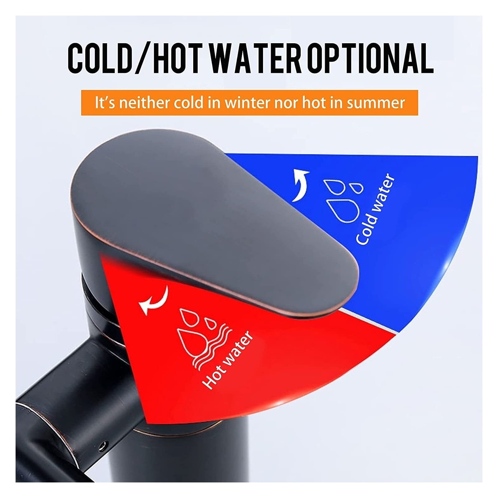1080 Degree Basin Faucet Kitchen Sink Faucet Bathroom Faucet Mixer Aerator 2 In 1 Black Tap Heated Faucet Mixer Tapware Used In Kitchen Sink Faucets ,Water Saving