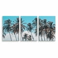 thumbnail image 2 of Idea4wall 3 Piece Tropical Canvas Wall Art Palm Tree Canvas Prints Modern Home Wall Decor, 16"x24", 2 of 5