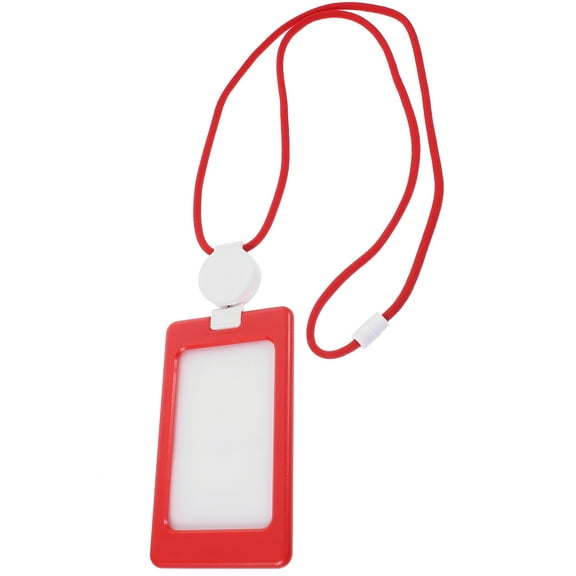 Worgeous Card Holder With Lanyard Work Card Protector Black 1Pack 11.00X6.50X0.40cm