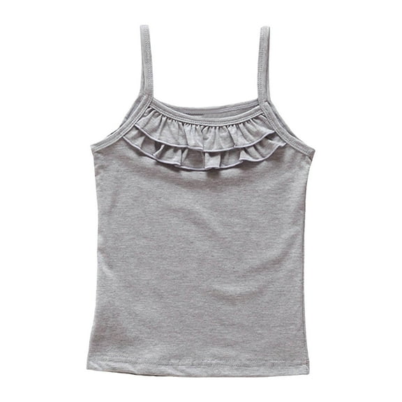 Zszcpp Toddler Girl Tank Top Thin Base Underwear Sweatshirt Refreshing Sleeveless Daily Life Blouse Kids Going Out Tops