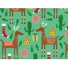 Pack of 1, Holiday Hodge Podge Wrapping Paper 30" x 417', Half Ream Roll for Celebration, Party, Holiday, Birthday and Events, Made in USA