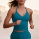 thumbnail image 5 of RKSTN Workout Tank Tops for Women Oversized V Neck Quickly Dry Sweat Wicking Backless Yoga Gym Tanks Womens Casual Solid Regular Fits Breathable Cool Running Sports Fitness Halter Camisole Shirts, 5 of 7