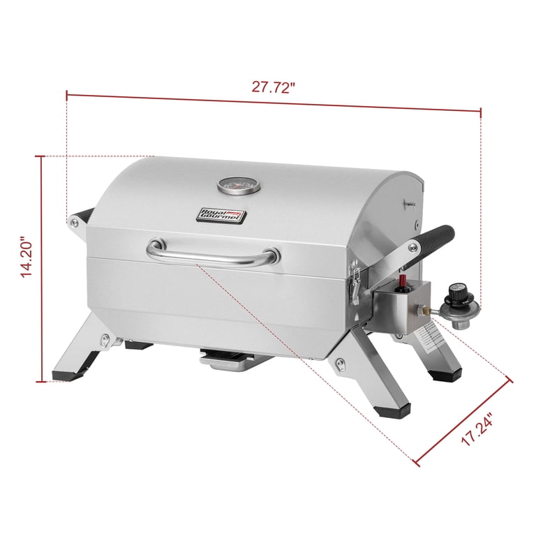 Royal Gourmet Stainless Steel Portable Grill with Folding Legs photo 4