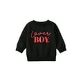 thumbnail image 1 of Mialoley Kid Garçons Chemise Manches Longues Col Rond Lettres Street Party Décontracté Automne en Vrac Printemps Pulls, 1 of 8