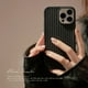 thumbnail image 4 of Funda de teléfono con patrón tejido para iPhone 14, 13, 12, 11 Pro Max, X, XR, XS Max, 7, 8, 14Plus, a prueba de golpes, suave, TPU, cubierta trasera de silicona, 4 of 4