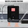 thumbnail image 4 of VEVOR Alkaline hydro ionizer, pH 3-11.2 Alkaline acidic hydrogen water purifier, 6 water set home filtration system, up to 800mV ORP, 9000L per filter, UV function, 4 of 9