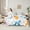 Blue Orange, variant on Manfei Watercolor Owl Bedding Comforter Set 7pcs for Kids, Spring Floral Flower King Bedding Sets, Cute Animal Bed Sheets, Breathable Home Decor