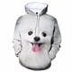 thumbnail image 4 of Sudadera con capucha de perro Pomerania con estampado 3D para hombre y mujer, sudadera con capucha con gráficos de animales, sudaderas de manga larga a la moda, ropa para niños, 4 of 5