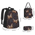 thumbnail image 2 of Fotbe Butterfly1 Set Escolar 3 en 1 para Niños - Mochila Duradera con Lonchera Aislante y Estuche para Lápices - Mochila Escolar para Niños y Niñas, 2 of 7