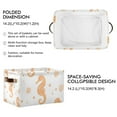 thumbnail image 2 of Yayeee Canvas Storage Basket with Handles for Shelves Fabric Bins Closet Organizer, White Seahorse, 2 of 8