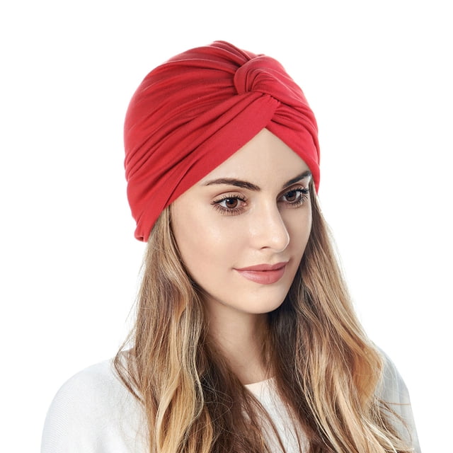 Turbans pour Femmes Nœud Pré-Noué Bonnet Bonnet Chapeaux