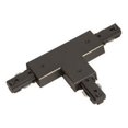 thumbnail image 1 of Cal LightingHT-282-BK Right T Connector with Power Entry- Black, 1 of 1