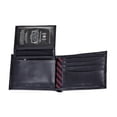 thumbnail image 6 of Tommy Hilfiger Men's RFID Blocking Leather Passcase Wallet Navy, 6 of 7