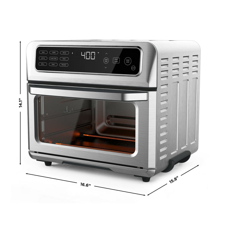 Insignia™ 6-Slice Toaster Oven Air Fryer Stainless Steel  - Best Buy