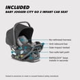thumbnail image 3 of Baby Jogger City Select 2 Sistema de viaje modular individual a doble, incluye asiento infantil para automóvil City GO 2, pizarra radiante, 3 of 5