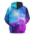 thumbnail image 3 of Galaxy Nebula Clouds Art-1 Men's Women New Sweatshirt Hoodie Men's Plus Size Sweatshirt Hooded Sweatshirt 3d Printed Street Men's Cloth, 3 of 6
