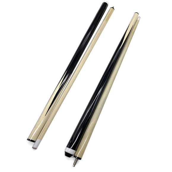 VANLAN Billiard House Cue Sticks Pool Cues 2-Piece 58 Inches Billiard Tips 13mm House Bar Billiard Cue Sticks Hardwood Cues Set of 2 (58" Set of 2)