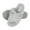Grey, variant on Jessica Simpson Womens Plush Cross Band Plush Memory Foam Slide Slipper
