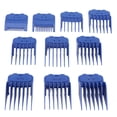 thumbnail image 4 of Hair Clipper Combs Guides, Blade Guide Comb Attachment 10pcs Accessories Blue  For Salon, 4 of 8