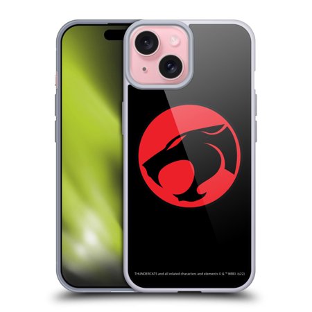 Head Case Designs Thundercats Graphics Logo Soft Gel Case for Apple iPhone 15