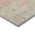 thumbnail image 3 of Addison Rugs Chantille Indoor/Outdoor Transitional Border Pink Machine Washable Rectangle Rug, 5' x 7'6", 3 of 8