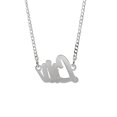 thumbnail image 4 of Collar con Dije de Nombre Lili En Plata Ley .925 ZAB DE MEXICO RECONOCIMIENTOS, 4 of 4