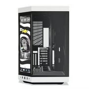Hyte Y70 Touch Infinite Dual Chamber ATX Mid Tower Modern Aesthetic Case with Integrated 2.5K LCD Touchscreen - Panda