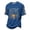 Blue, variant on KLHDSF Mens Casual Halloween Print Top Lightweight Breathable Daily T-Shirt Round Neck Short Sleeve Loungewear Army Green L