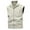White, variant on UVEASISHA Lightweight Work Vest for Men Sleeveless Stand Collar Cargo Vest Full Zip Casual Hiking Waistcoat with Zipper Pockets Brown M