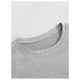 thumbnail image 4 of Camisetas de Larga con Lazo para Mujer, Cuello Redondo Fruncido, Camisetas Casuales Ajustadas Gris M, 4 of 8