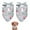 Unicorn Princess Castle, variant on Dog Bandana 2 Pack,Unicorn Princess Castle Pattern Bandanas for Dogs,Cat Bandana,Small/ Large Dog Bandana 2 Size,Dog Bandanas