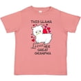 thumbnail image 3 of Inktastic This llama loves her Great Grandma with Hearts Boys or Girls Toddler T-Shirt, 3 of 5