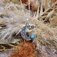 thumbnail image 4 of Retro Style Turquoise Alphabet Necklace Featuring 26 Unique Letter Charms for Fashion Accessory, 4 of 4