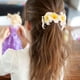 thumbnail image 5 of Coletero para el pelo para mujer, con flores, para coleta, con flores hawaianas, 5 of 7
