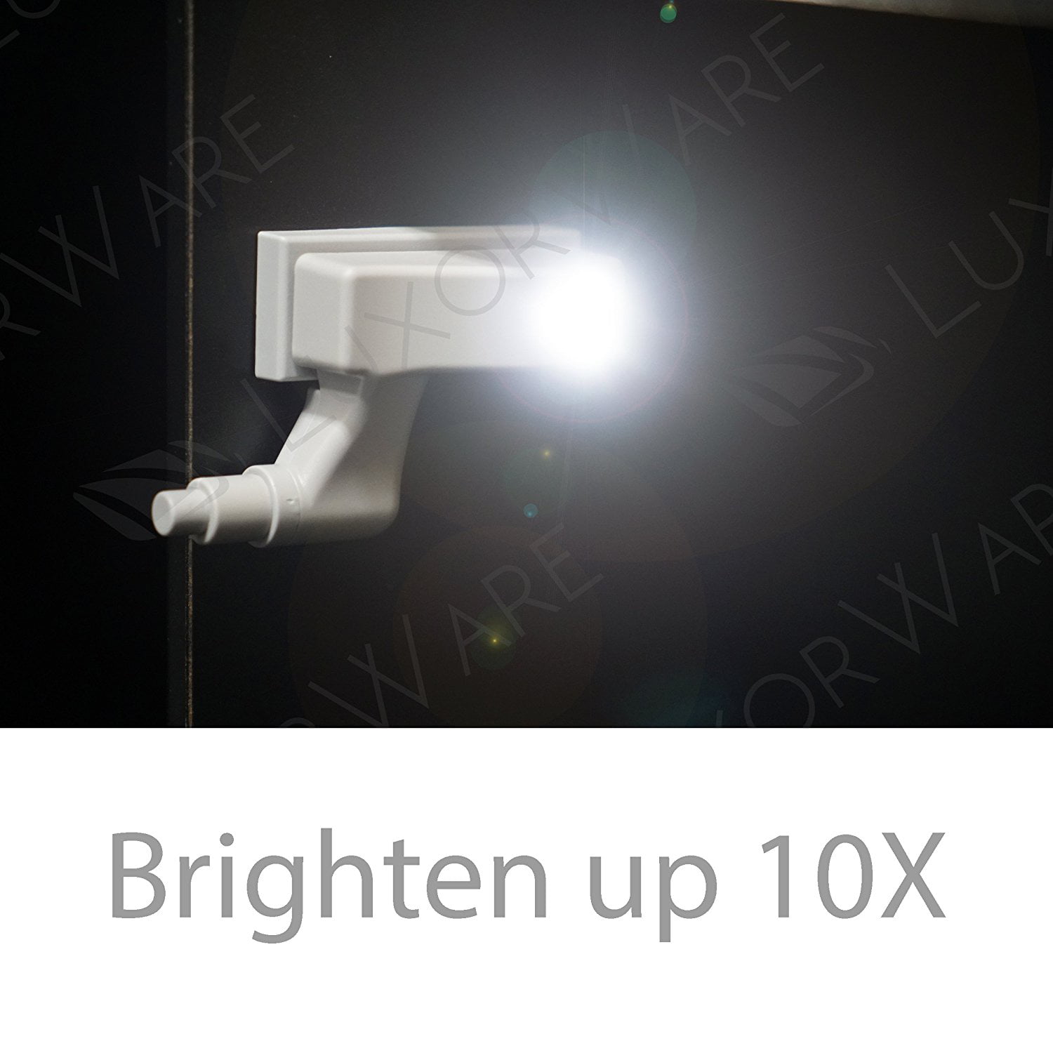 LuxorWare Automatic LED Light For Concealed Cabinet Hinge Swing Door Grey 
