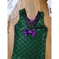 thumbnail image 5 of iiniim Girls Kids Swimming Gymnastic Unitard Swimsuit Sleeveless One Piece Mermaid Scale Ballet Leotard Costume, 5 of 6