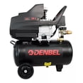 thumbnail image 2 of Compresor De Aire Eléctrico 2.5 HP Con Pistola De Gravedad 110v Tanque 25L Doble Salida de Aire Color Negro, 2 of 4