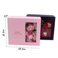 thumbnail image 4 of Hermosas flores de jabón de baño con aroma floral, jabón de baño, regalos de cumpleaños, flor de jabón Púrpura, 4 of 5