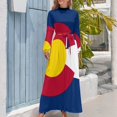 thumbnail image 4 of Vestido largo de Colorado, vestido de fiesta para mujer, elegante vestido sexy de lujo para mujer, vestidos de mujer, vestidos para graduación, 4 of 5