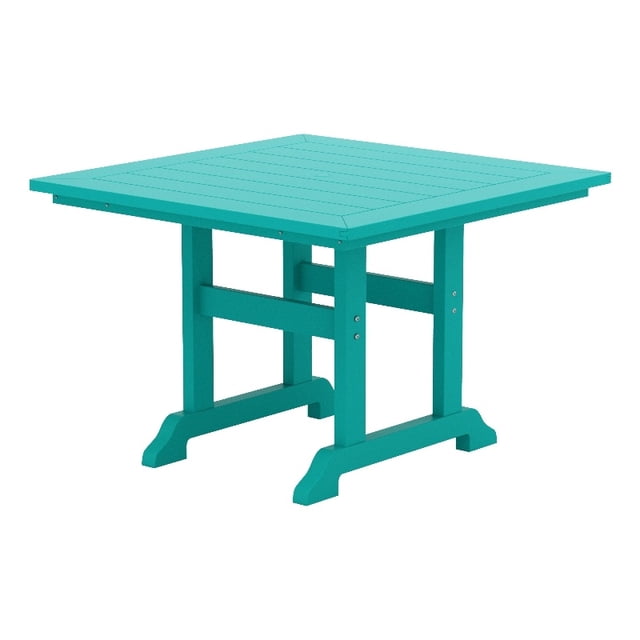 Paradise Table à Manger Carrée en Plastique HDPE 43 Pouces