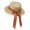 Orange, variant on HONHUZH Summer Hats Womens Solid Color Bow Detail Sun Hat Summer Beach Fisherman Hat