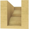 thumbnail image 4 of 4"W x 8"D x 4"H Wide Ridgewood Rough Cedar Woodgrain TimberThane Corbel, Primed Tan, 4 of 6